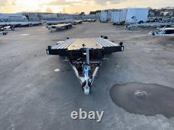 Aluminium Tiltbed Car Transporter Trailer 2700kg twin axle Electric Winch Tilt