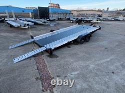 Aluminium Tiltbed Car Transporter Trailer 2700kg twin axle Electric Winch Tilt
