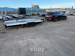 Aluminium Tiltbed Car Transporter Trailer 2700kg twin axle Electric Winch Tilt