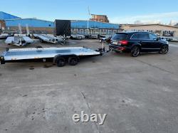 Aluminium Tiltbed Car Transporter Trailer 2700kg twin axle Electric Winch Tilt
