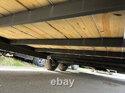 American twin axle car transporter trailer