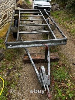 Anssems 3000kg Twin Axle Braked Galvanised Trailer Chassis Flatbed Project