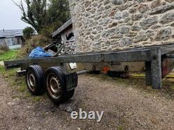 Anssems 3000kg Twin Axle Braked Galvanised Trailer Chassis Flatbed Project