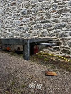 Anssems 3000kg Twin Axle Braked Galvanised Trailer Chassis Flatbed Project
