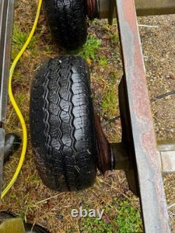 Anssems 3000kg Twin Axle Braked Galvanised Trailer Chassis Flatbed Project