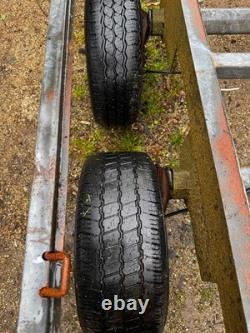 Anssems 3000kg Twin Axle Braked Galvanised Trailer Chassis Flatbed Project