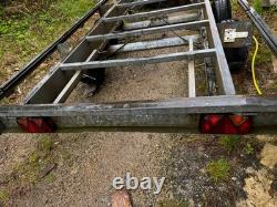 Anssems 3000kg Twin Axle Braked Galvanised Trailer Chassis Flatbed Project