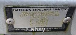 BATESON 470V TWIN AXLE BRAKED BOX TRAILER HUGE Internal 3560x1770x1880mm 2020