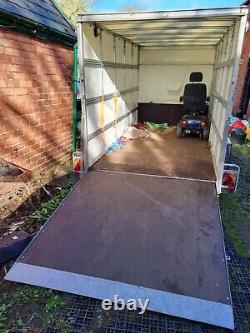 BATESON 470V TWIN AXLE BRAKED BOX TRAILER SIDE DOOR HUGE 12x6x6.5FT 2020