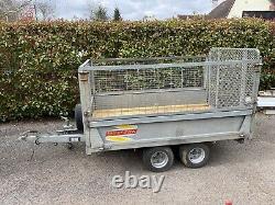 BATESON 720 Twin Axle Unbraked Trailer, used 7ft x 4ft, all sides removeable