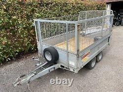 BATESON 720 Twin Axle Unbraked Trailer, used 7ft x 4ft, all sides removeable