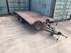 Bateson Car Trailer Transport Twin Axle Flatbed Beavertail Ramps 14ft X 6ft