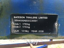 BATESON TWIN AXLE CAR TRANSPORTER TRAILER 3500kg 29feet RECOVERY Tiny Home