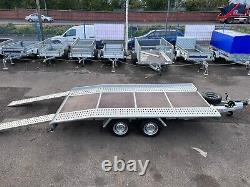 BEAVER TAIL Trailer Twin Axle 13.4ft x 6.9ft 4m x 2.1m 2700kg WHEEL SIZE 13