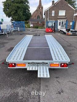 BEAVER TAIL Trailer Twin Axle 13.4ft x 6.9ft 4m x 2.1m 2700kg WHEEL SIZE 13