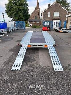 BEAVER TAIL Trailer Twin Axle 13.4ft x 6.9ft 4m x 2.1m 2700kg WHEEL SIZE 13