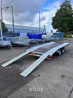 BEAVER TAIL Trailer Twin Axle 13.4ft x 6.9ft 4m x 2.1m 2700kg WHEEL SIZE 13