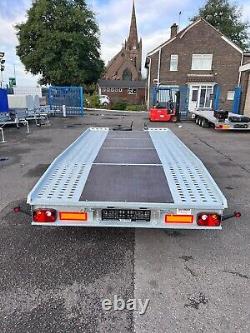 BEAVER TAIL Trailer Twin Axle 13.4ft x 6.9ft 4m x 2.1m 2700kg WHEEL SIZE 13