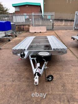 BEAVER TAIL Trailer Twin Axle 15ft 6.6ft 4.5m x 2m 2700kg WHEEL SIZE 13
