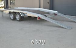 BEAVER TAIL Trailer Twin Axle 15ft 6.6ft 4.5m x 2m 2700kg WHEEL SIZE 14