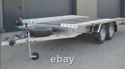 BEAVER TAIL Trailer Twin Axle 15ft 6.6ft 4.5m x 2m 2700kg WHEEL SIZE 14