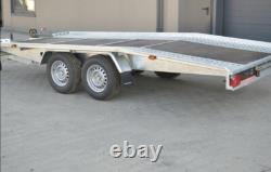 BEAVER TAIL Trailer Twin Axle 15ft 6.6ft 4.5m x 2m 2700kg WHEEL SIZE 14