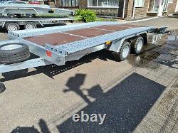 BEAVER TAIL Trailer Twin Axle 15ft 6.9ft 4.5m x 2.1m 2700kg WHEEL SIZE 10