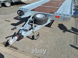 BEAVER TAIL Trailer Twin Axle 15ft 6.9ft 4.5m x 2.1m 2700kg WHEEL SIZE 10