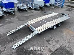 BEAVER TAIL Trailer Twin Axle 15ft x 6.9ft 4.5m x 2.1m 2700kg WHEEL SIZE 13