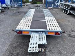 BEAVER TAIL Trailer Twin Axle 15ft x 6.9ft 4.5m x 2.1m 2700kg WHEEL SIZE 13