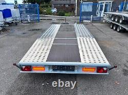 BEAVER TAIL Trailer Twin Axle 15ft x 6.9ft 4.5m x 2.1m 2700kg WHEEL SIZE 13