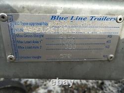 BLUE LINE Box Trailer BLV 10X5X6 twin axle. Side Door. Year 2020 Hardly Used