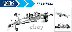 BOAT TRAILER PP18-7023 1800KG TWIN AXLE 28ft BOAT TRAILER @WYCHAVON TRAILERS