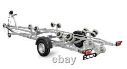 BOAT TRAILER PP18-7023 1800KG TWIN AXLE 28ft BOAT TRAILER @WYCHAVON TRAILERS