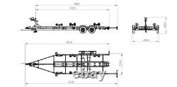 BOAT TRAILER PP25-8025 2500KG TWIN AXLE LORRIES 26ft BOAT TRAILER