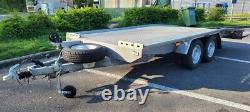 BORO JUPITER EX DEMO 4.5 M x 2.1 M TWIN-AXLE CAR TRANSPORTER TRAILER 2700KG RAMP