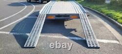 BORO JUPITER EX DEMO 4.5 M x 2.1 M TWIN-AXLE CAR TRANSPORTER TRAILER 2700KG RAMP