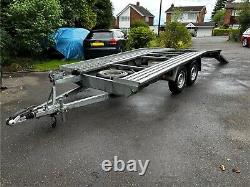 BORQ Twin Axle 2700kg fully galvanised braked car trailer 14.4ft