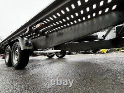 BORQ Twin Axle 2700kg fully galvanised braked car trailer 14.4ft