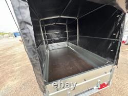 BOX CAR TRAILER 10X5 TWIN AXLE UNBRAKED 750KG AL-KO SUSPENSION 3mX1,5m