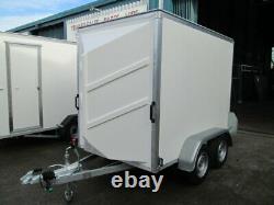 BOX TRAILER 10ft x 5ft x 6ft TWIN AXLE 2000kg g. W