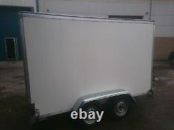 BOX TRAILER 10ft x 5ft x 6ft TWIN AXLE 2000kg g. W