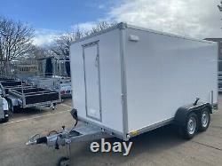 BOX TRAILER 13ft x 6,6ft x 6,2ft TWIN AXLE 3500KG 4M X 2M KNOTT SUSPENSION