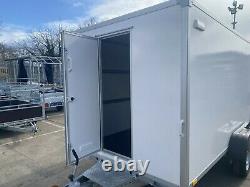 BOX TRAILER 13ft x 6,6ft x 6,2ft TWIN AXLE 3500KG 4M X 2M KNOTT SUSPENSION