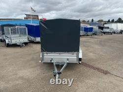 BOX Trailer 8,7ft x 4ft Double axle 750kg MGW ALKO axles Canvas Cover Trailer