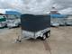 Box Trailer 8,7ft X 4ft Twin Axle 750kg Mgw Alko Axles Canvas Cover Box Trailer