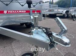 BOX Trailer Twin Axle Galvanised 750kg UNBRAKED 7.6 x 4.1ft 231cm x 126cm