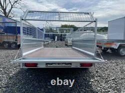 BRAND NEW 10FT x 5FT TWIN AXLE NIEWIADOW TRAILER WITH 40CM MESH 750KG