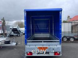 BRAND NEW 10ft x 5ft MASTER HEAVY DUTY TWIN AXLE TRAILER WITH FRAME AND COVER 27