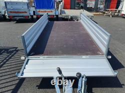BRAND NEW 10ft x 5ft TWIN AXLE FLAT TRAILER 1300KG